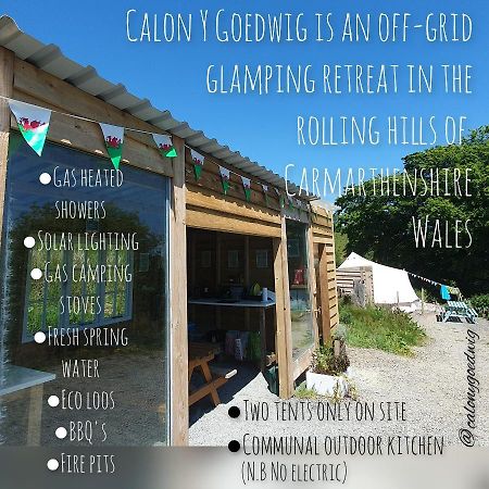 Отель Calon Y Goedwig Glamping Лландовери Экстерьер фото
